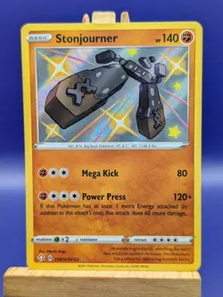 Pokemon Card Stonjourner SV075/SV122 Shining Fates Baby Shiny Rare Near Mint - Image 2