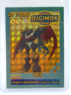 Imperialdramon (Fighter Mode) ID#306 DP 600 HOLO Vintage DIGIMON Card Promo LP - Image 1