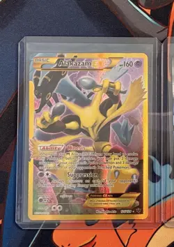 Pokemon Alakazam EX 125/124 Secret Rare XY Fates Collide Holo Trading Card - Image 3