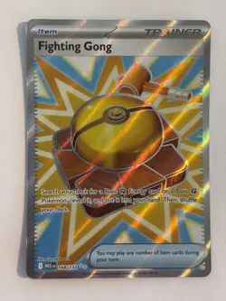 Pokemon TCG Fighting Gong Trainer Me01 Mega Evolution Ultra Rare 168/132 - Image 1