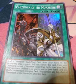 Yugioh Pantheism of the Monarchs SR01-EN023 Unlimited Edition Super Rare - Image 3