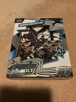 Pokemon TCG Scarlet Violet Black Bolt Binder Collection New and Sealed - Image 1