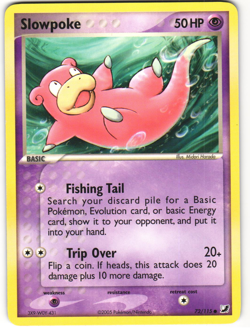Slowpoke Common Pokemon TCG EX Unseen Forces 72/145 - Image 1