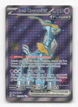 Pokemon TCG - Iron Crown ex 191/162 Near Mint Ultra Rare Temporal Forces - Image 1
