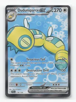 Pokemon TCG - Dudunsparce ex 178/159 Near Mint Ultra Rare Journey Together - Image 1