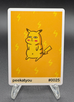 Pookiemoot Gen 1 - Peekatyou #0025 (Pikachu) - Pokemon Fan Art - Image 1