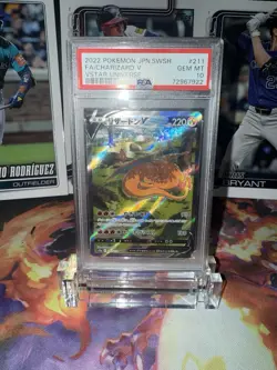 Pokemon Charizard V 211/172 S12a Vstar Universe Full Art Holo Japanese PSA 10 - Image 1