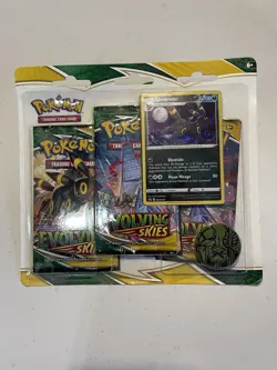 Pokemon TCG Evolving Skies 3 Pack Blister With Umbreon Promo - Image 1
