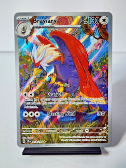 Braviary NM IR 214/191 Sv08: Surging Sparks Pokemon TCG Holo - Image 1