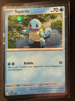Squirtle - 048 (Cosmos Holo) PROMO- Pokemon - Image 1