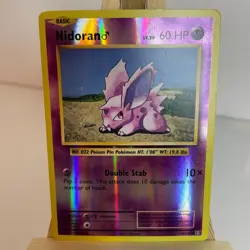 Nidoran 43/108 Evolutions Reverse Holo Common Pokemon Light Play+ - Image 1