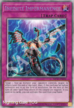 Yugioh! Mega Tins 2025 PREORDER 1x StR Infinite Impermanence - Image 1