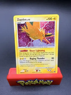 Zapdos Holo Rare Majestic Dawn 14/100 LP See Photos Pokemon Swirl-f - Image 1