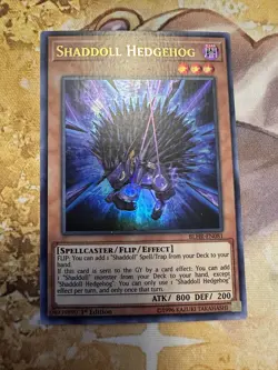 Shaddoll Hedgehog BLHR-EN081 Ultra Rare 1st Edition NM Yugioh - Image 1
