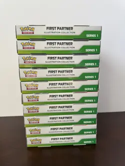 Lot of 10 Pokemon TCG First Partner Illustration Collection Series 1 Box SEALED - Image 4