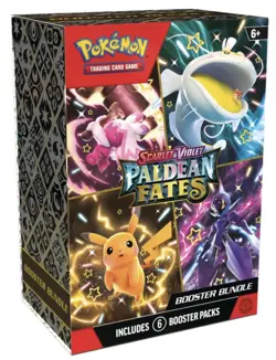 Pokemon TCG Paldean Fates Booster Bundle Sealed, 6 Booster Packs - Image 1