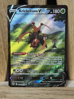 Kricketune V TG12/TG30 Silver Tempest Trainer Gallery Pokemon TCG NEAR MINT NM- - Image 1