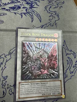 Yu-Gi-Oh Grey Black Rose Dragon CSOC-EN039 Ultimate Rare 1st Edition - Image 2