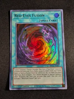 Yugioh - Red-Eyes Fusion BROL-EN067 1st Edition Ultra Rare NM - Image 1