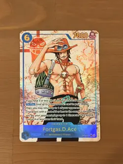 One Piece Tcg- Portgas.D.Ace- Op13-119- Sec Alt Art- Carrying On His Will - Image 1