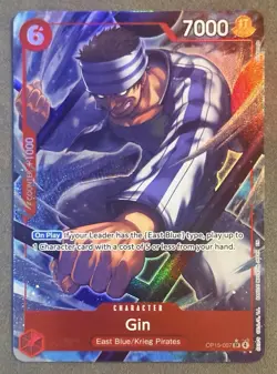 One Piece TCG English Gin SR Alt Art OP15-007 - Image 1