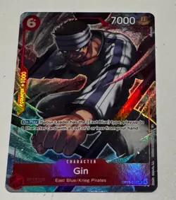 One Piece Adventure on Kami's Island Gin OP15-007 Alternate Alt Art NM - Image 1