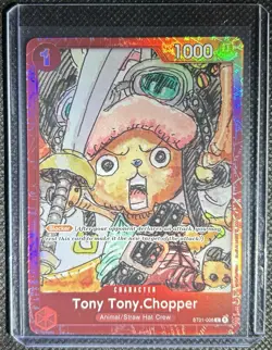 Bandai Tony Tony Chopper ST01-006 Common Holo Blocker 1000 HP English - Image 1