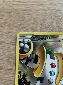 Regigigas XY82 XY Black Star Promo Full Art Holo Rare Pokemon Card - Image 3