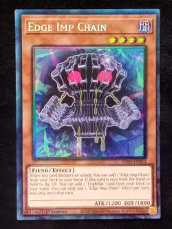 YuGiOh! Edge Imp Chain RA04-EN014 Collector's Rare - Near Mint - Image 1