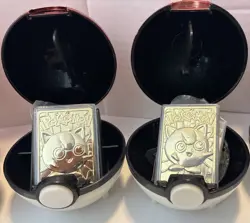 23k Plated Card Pokemon 1999 Charizard 2pcs,Jigglypuff 2pcs, Poliwhirl 2pcs. - Image 4