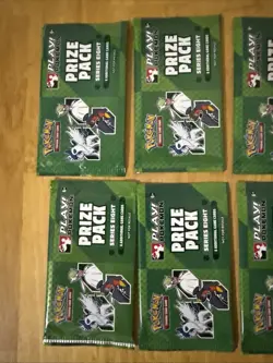 Pokemon TCG Series Eight Prize Pack Lot - 10 Sealed Packs - Image 2