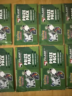 Pokemon TCG Series Eight Prize Pack Lot - 10 Sealed Packs - Image 3