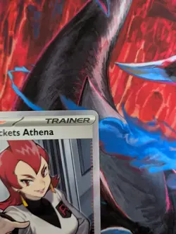Team Rockets Athena 224/182 Deutsch NM Full Art Pokemon Karte - Image 3