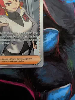 Team Rockets Athena 224/182 Deutsch NM Full Art Pokemon Karte - Image 4