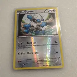 Pokemon Furfrou 90/119 XY - Phantom Forces Reverse Holo Uncommon Basic 90 HP TCG - Image 1