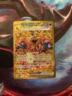 Charizard ex 228/197 Hyper Rare Obsidian Flames Pokemon NM Gold 228/197 - Image 1
