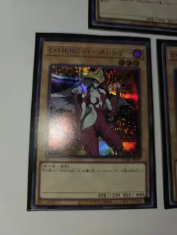 YUGIOH Set Of 3 Elemental HeroPrismatic Secret Rare Cards Japanese NM - Image 3