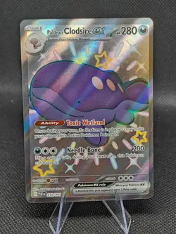 Pokemon TCG Paldean Clodsire EX 219/091 Shiny Ultra Rare Paldea Fates - Image 1