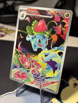 Pokemon TCG Ivysaur 134/132 Me01: Mega Evolution IR Illustration Rare NM - Image 2