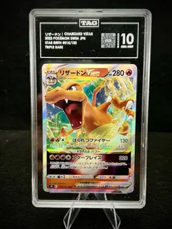 Pokemon TAG 10 Charizard VSTAR 015/100 S9: Star Birth Triple Rare Holo Japanese - Image 1