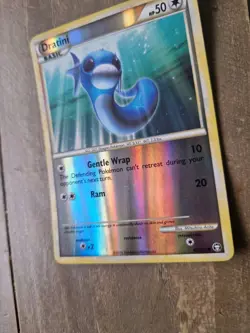 Dratini 62/102 Triumphant Reverse Holo Rare LP/NM Pokemon HGSS - Image 2