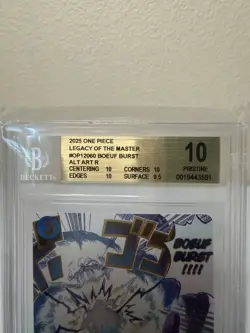 BOEUF BURST OP12-060 - LEGACY OF THE MASTER Alt Art ONE PIECE - BGS PRISTINE 10 - Image 2