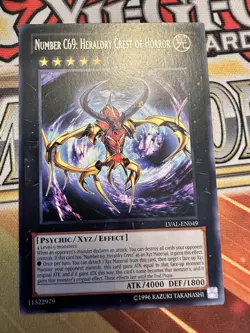 Number C69: Heraldry Crest of Horror LVAL-EN049 - Rare UNLIMITED NM Yugioh - Image 1