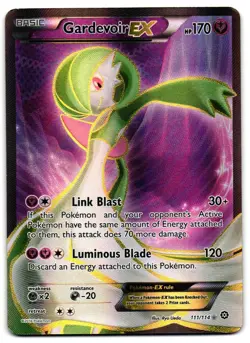 Gardevoir EX 111/114 - Steam Siege Rare Ultra Pokemon TCG - HP Card - Image 1