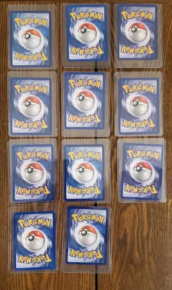 Lot Of 11 Mixed Set Pokemon Cards (Gen 1 Pokemon) - Image 2