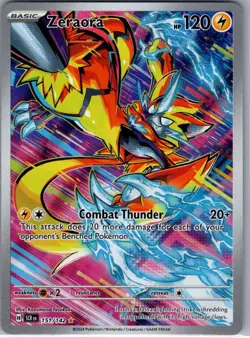 Zeraora 151/142 SV07: Stellar Crown - Pokemon Card - NM - Image 1