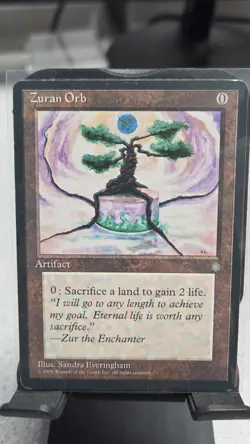 Magic the Gathering MTG - Ice Age - Zuran Orb MP - Image 1