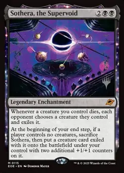 1x Sothera, the Supervoid - Foil Promo NM Eng MTG - Edge of Eternities - Image 1