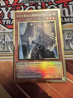 Ghost Belle & Haunted Mansion MAGO-EN012 Premium Gold Rare 1st ED NM Yugioh - Image 1