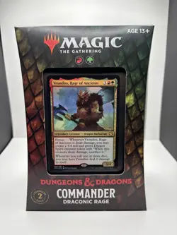 Adventures in the Forgotten Realms Commander Deck: Draconic Rage MTG Sealed - Image 1